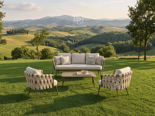 Serenity Patio Collection 7 Sofa Dây 1 Lifestyle 2